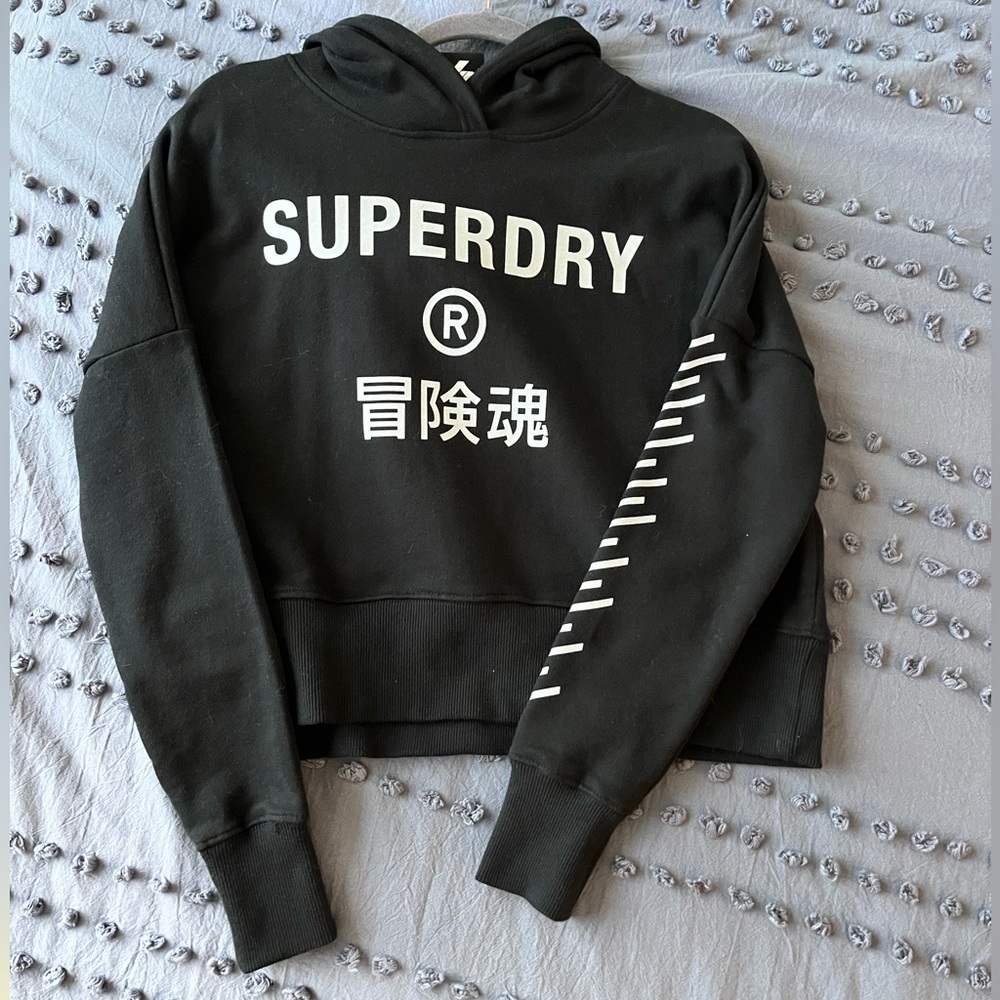Superdry crop hoodie